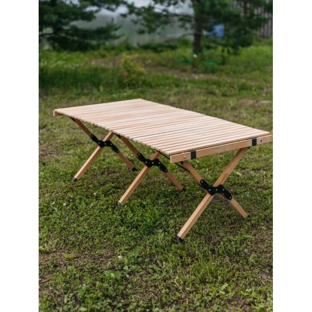 Набор для отдыха реечный стол 120 на 60 с креслами